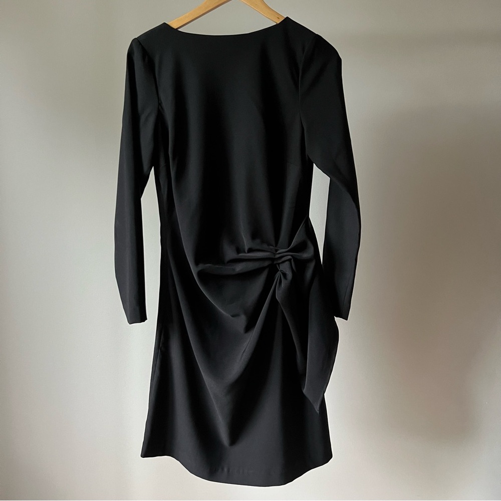 Katherine Barclay Black Long Sleeve Dress